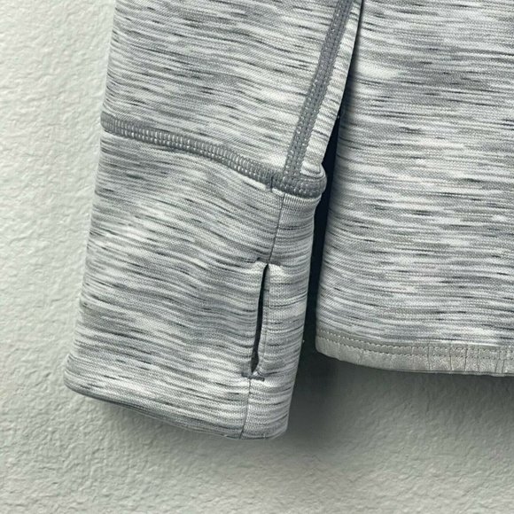 Gap Fit Jacket Women's Size M Full Zip Long Sleeve Athletic Track Heather Gray - Picture 7 of 12